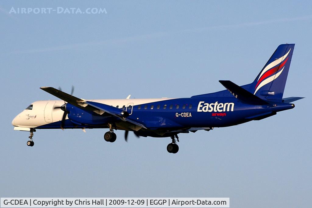 G-CDEA, 1994 Saab 2000 C/N 2000-009, Eastern Airways