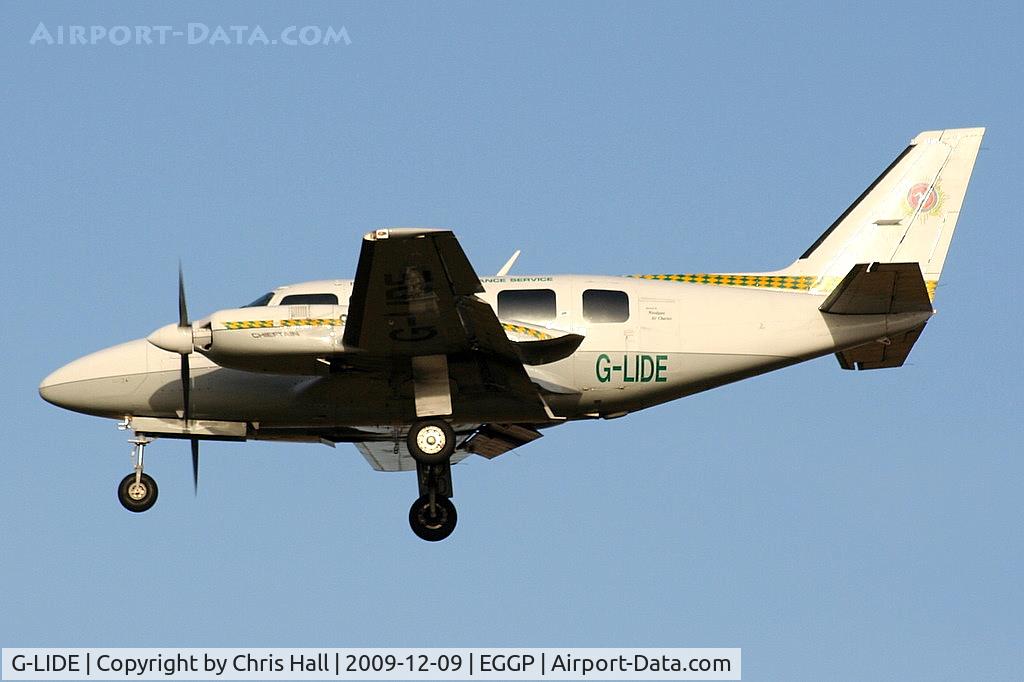 G-LIDE, 1978 Piper PA-31-350 Navajo Chieftain Chieftain C/N 31-7852156, Isle of Man Air Ambulance Service