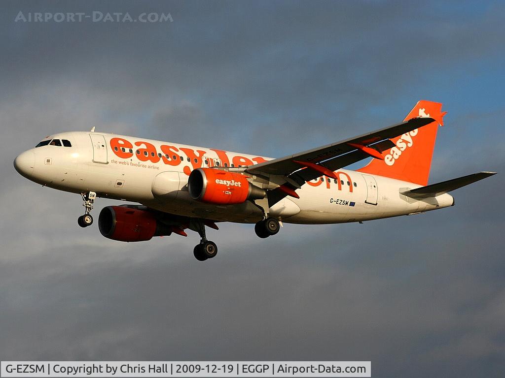G-EZSM, 2003 Airbus A319-111 C/N 2062, Easyjet