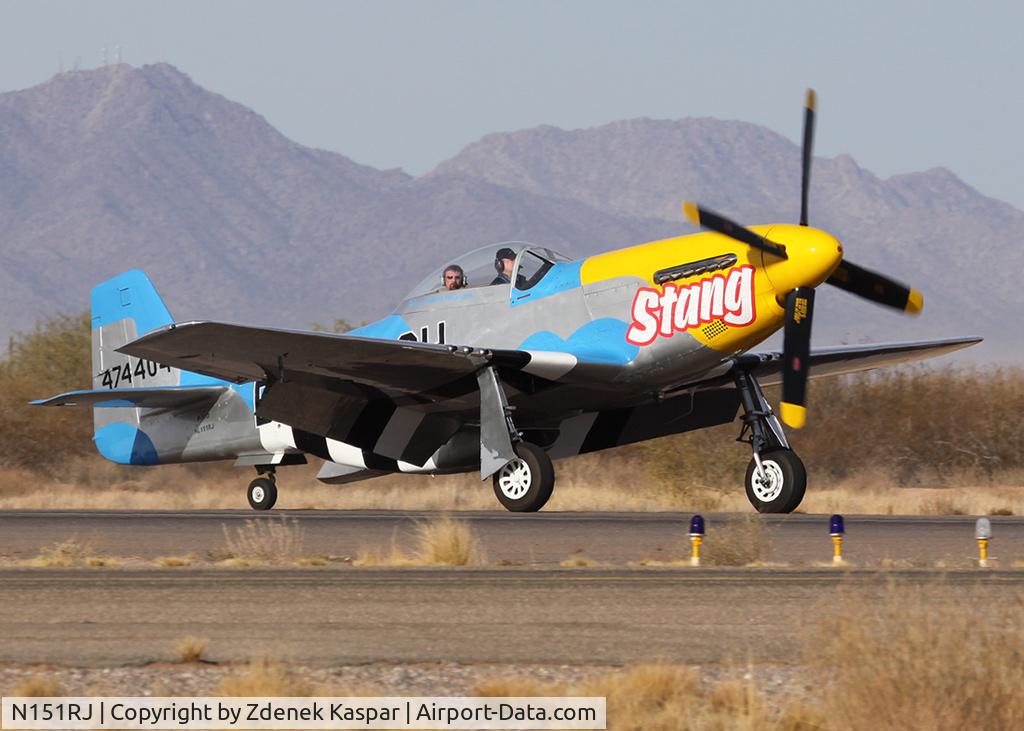 N151RJ, North American P-51D Mustang C/N 44-74404, Coolidge Fly In