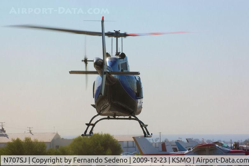 N707SJ, 1981 Bell 206B C/N 3561, SMO
