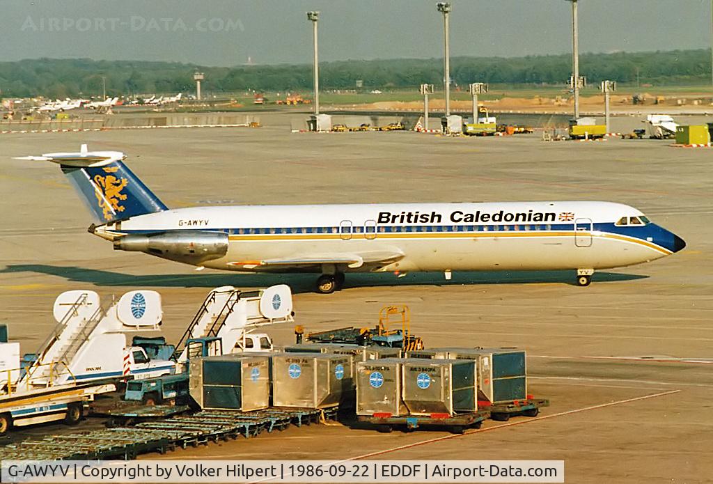 G-AWYV, 1969 BAC One Eleven 501EX C/N 178, at fra picture scan