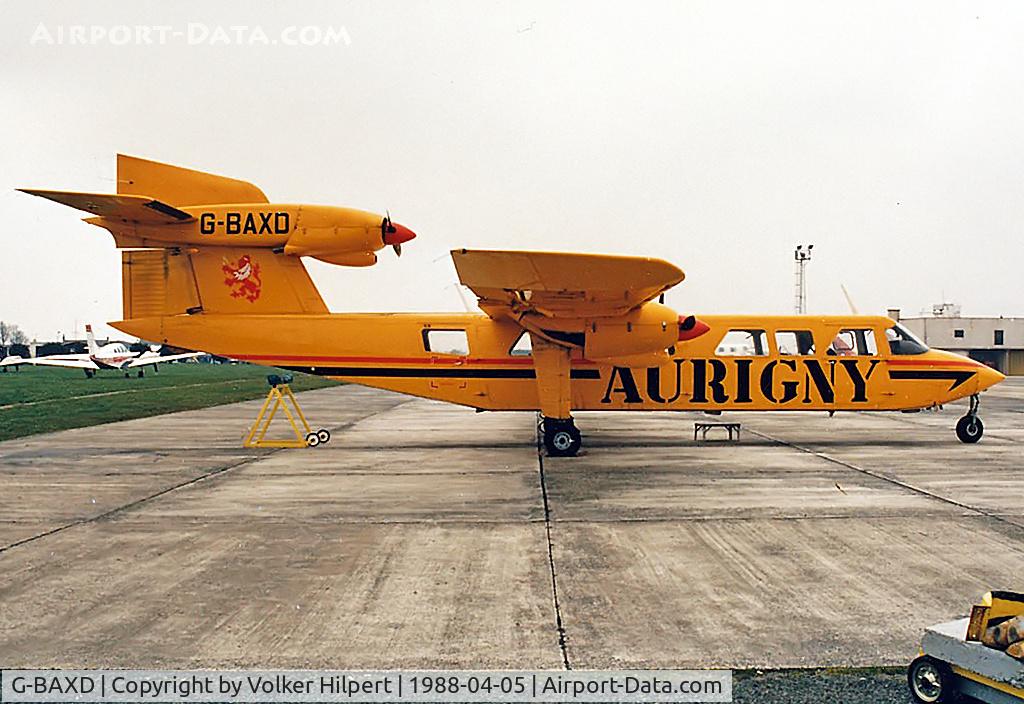 G-BAXD, 1973 Britten-Norman BN-2A Mk.III-2 Trislander C/N 359, picture scan