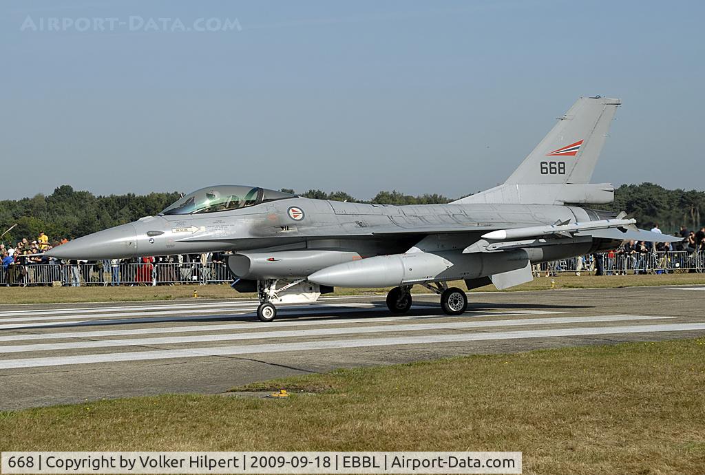 668, Fokker F-16AM Fighting Falcon C/N 6K-40, Tiger Meet