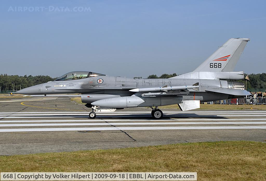668, Fokker F-16AM Fighting Falcon C/N 6K-40, Tiger Meet