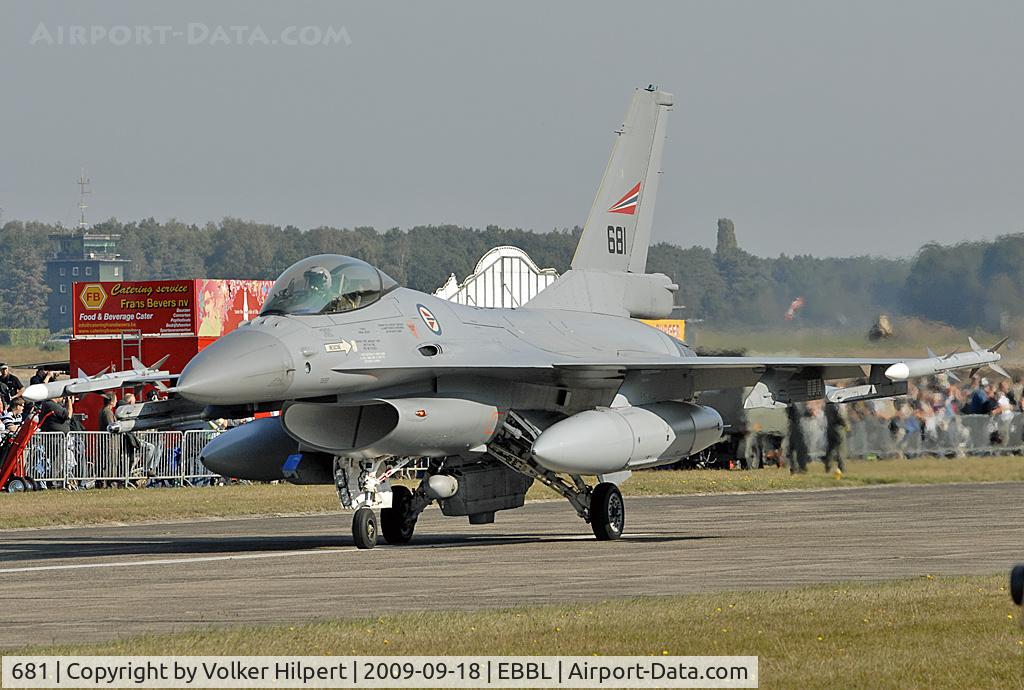 681, 1980 General Dynamics F-16AM Fighting Falcon C/N 6K-53, Tiger Meet