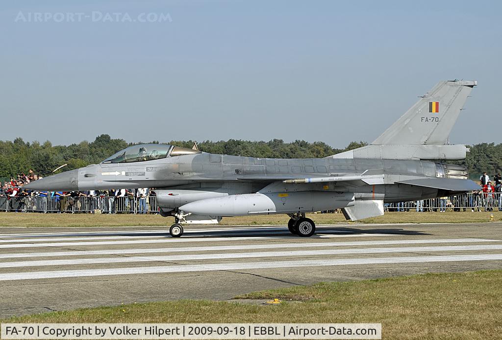 FA-70, SABCA F-16AM Fighting Falcon C/N 6H-70, Tiger Meet