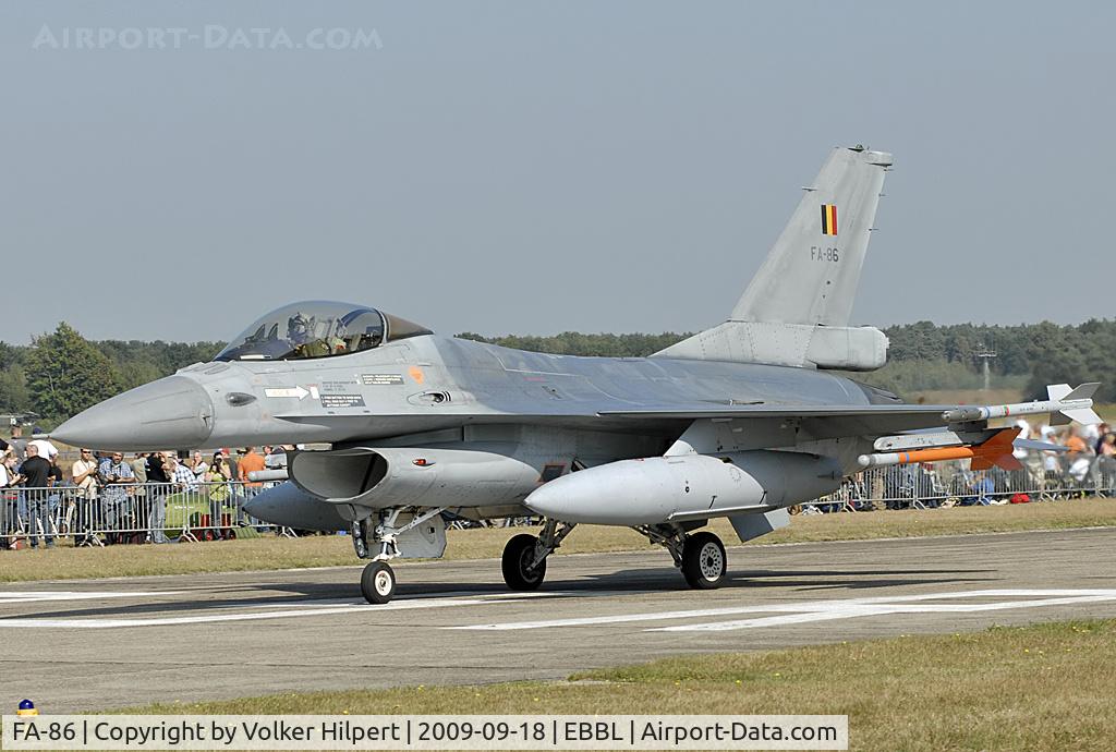 FA-86, SABCA F-16AM Fighting Falcon C/N 6H-86, Tiger Meet