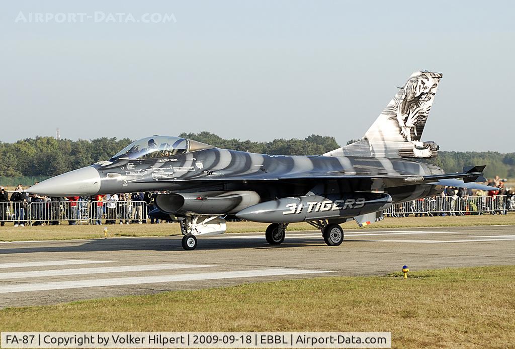 FA-87, SABCA F-16AM Fighting Falcon C/N 6H-87, Tiger Meet