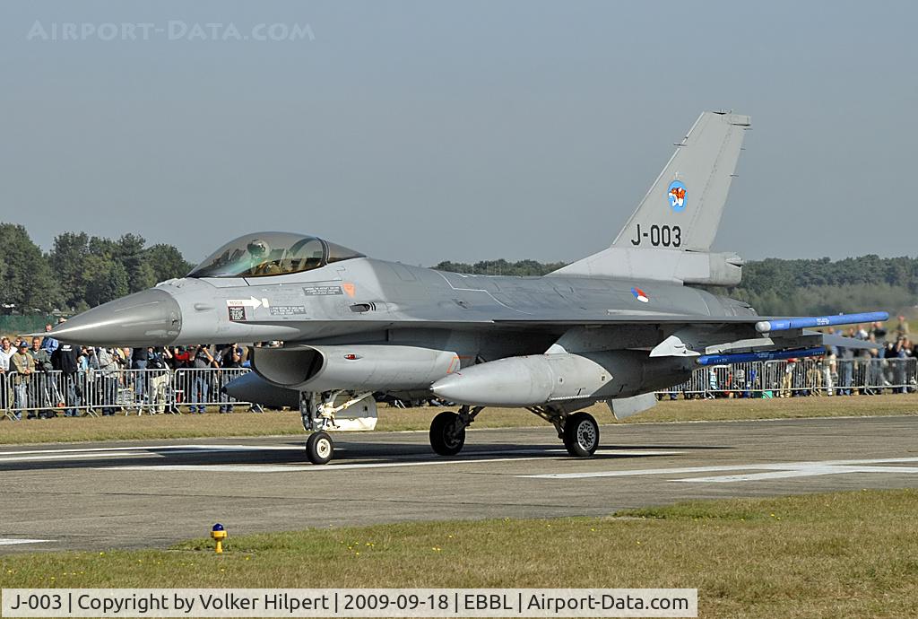 J-003, Fokker F-16AM Fighting Falcon C/N 6D-159, Tiger Meet