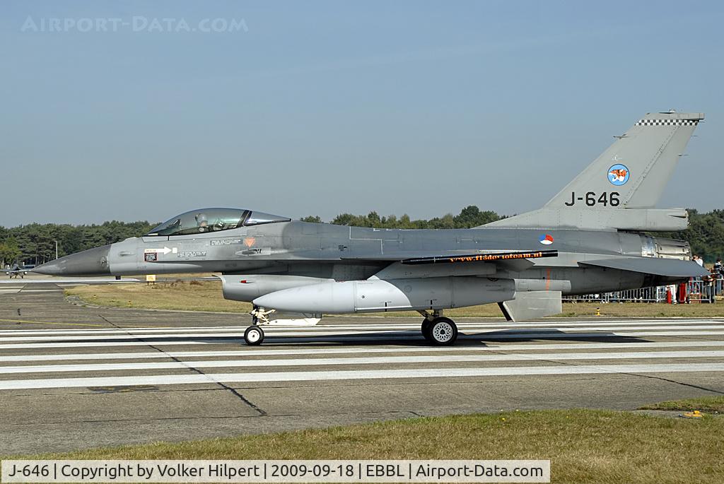 J-646, Fokker F-16AM Fighting Falcon C/N 6D-78, Tiger Meet