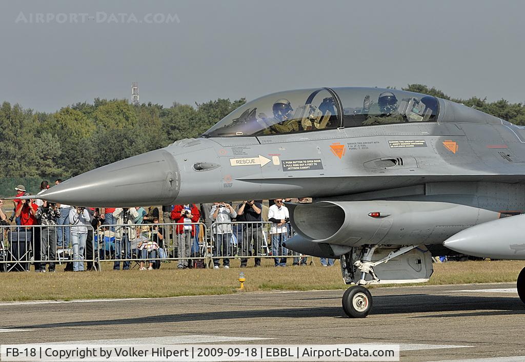 FB-18, General Dynamics F-16BM Fighting Falcon C/N 6J-18, Tiger Meet