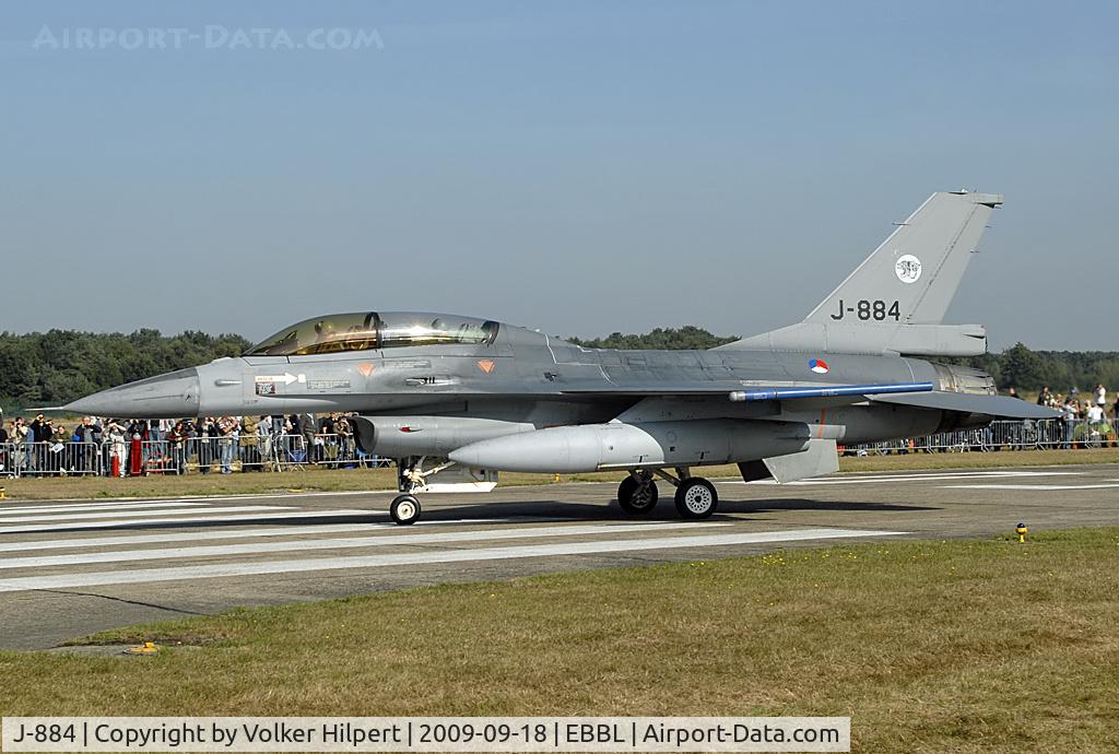 J-884, Fokker F-16BM Fighting Falcon C/N 6E-25, Tiger Meet