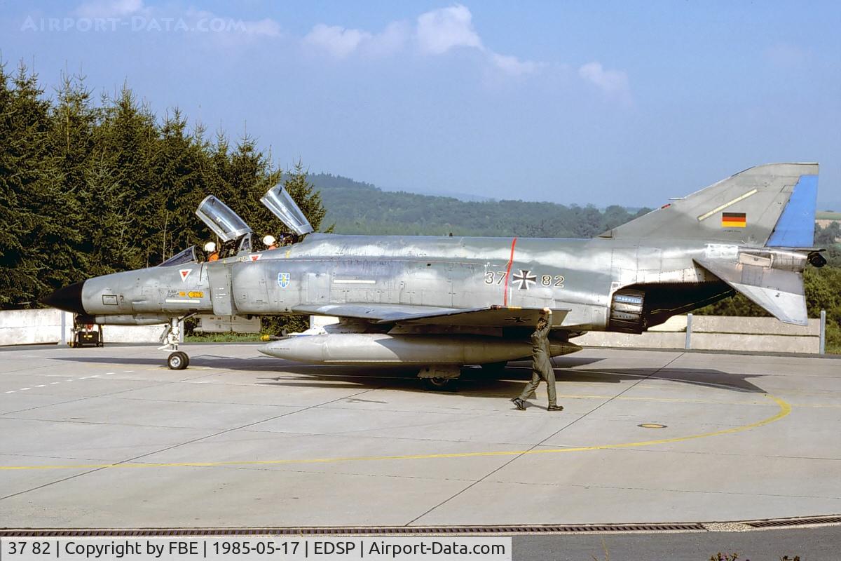 37 82, 1972 McDonnell Douglas F-4F Phantom II C/N 4553, returning from a mission
