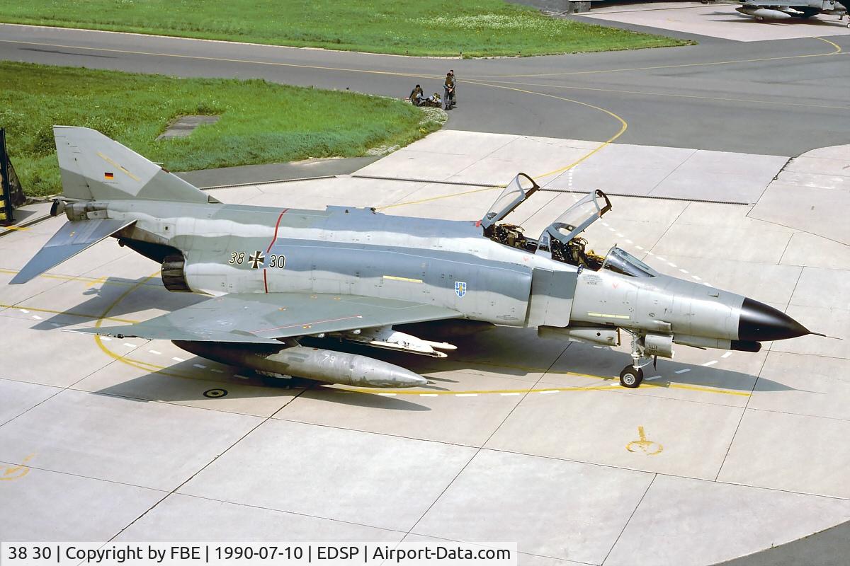 38 30, 1972 McDonnell Douglas F-4F Phantom II C/N 4695, just returned from a mission