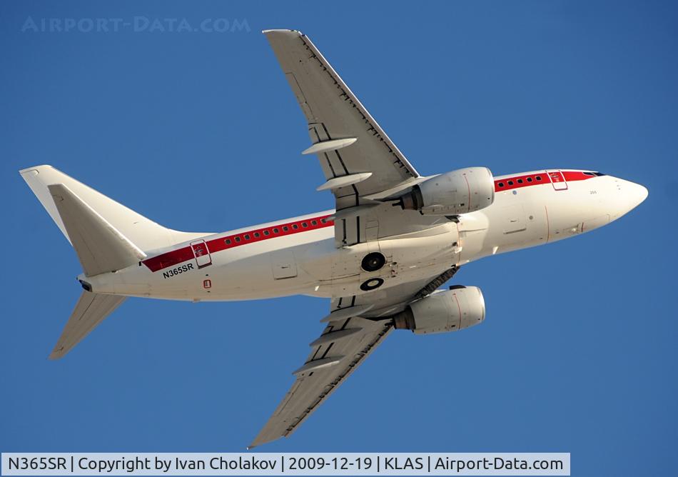 N365SR, Boeing 737-600 C/N 29891, Las vegas to area 51