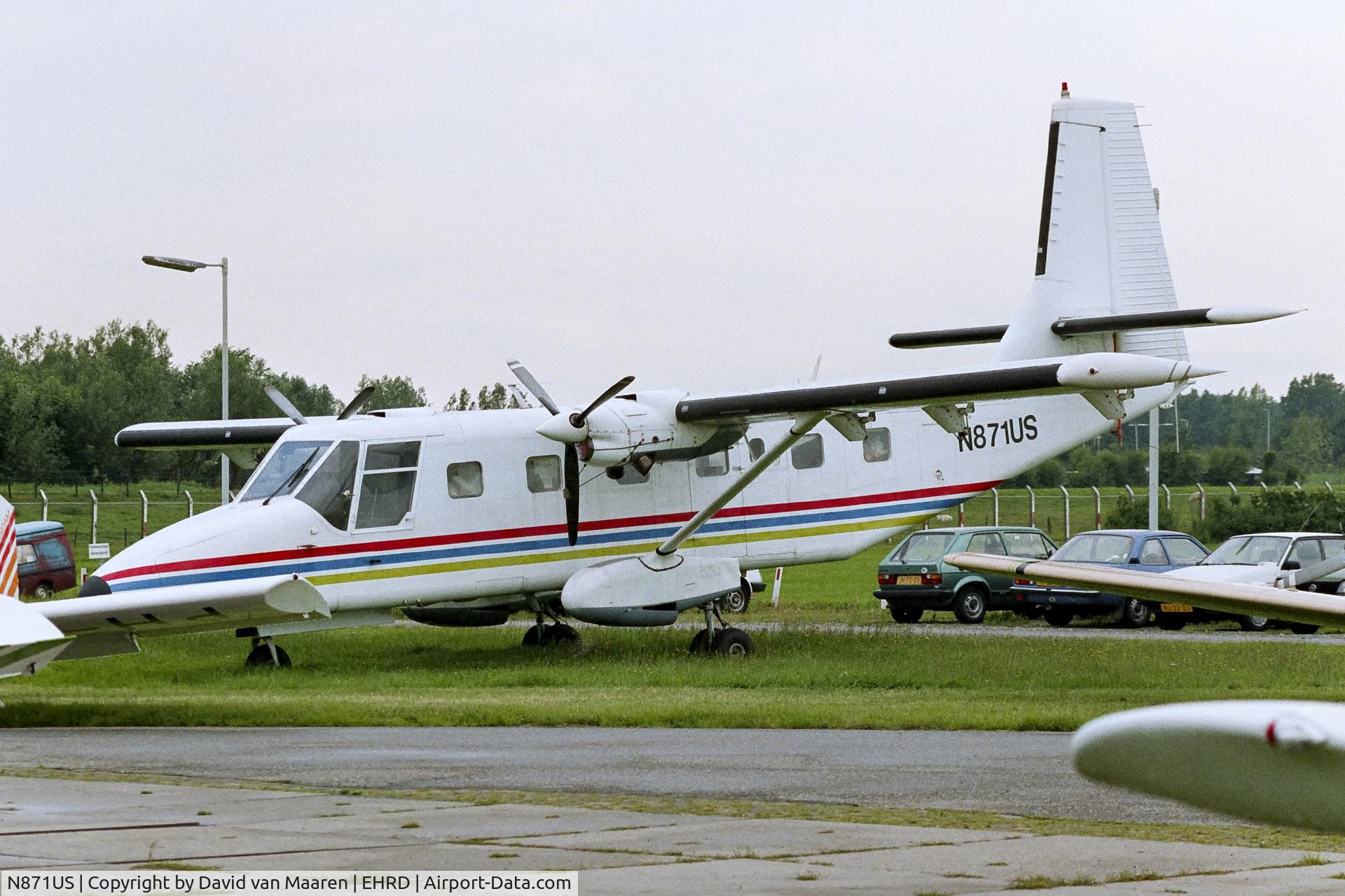 N871US, 1987 GAF N24A Nomad C/N N24A-72FA, None