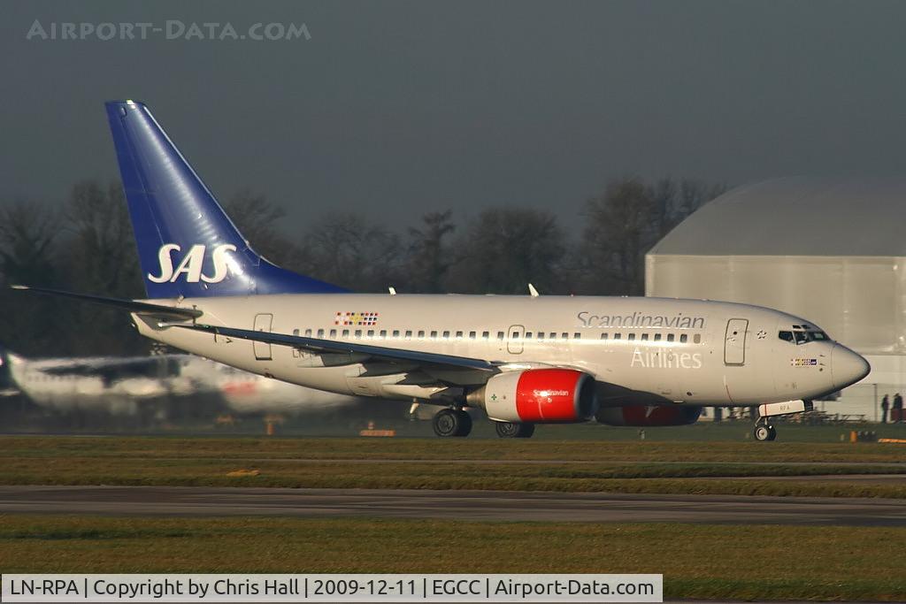 LN-RPA, 1998 Boeing 737-683 C/N 28290, Scandinavian Airlines