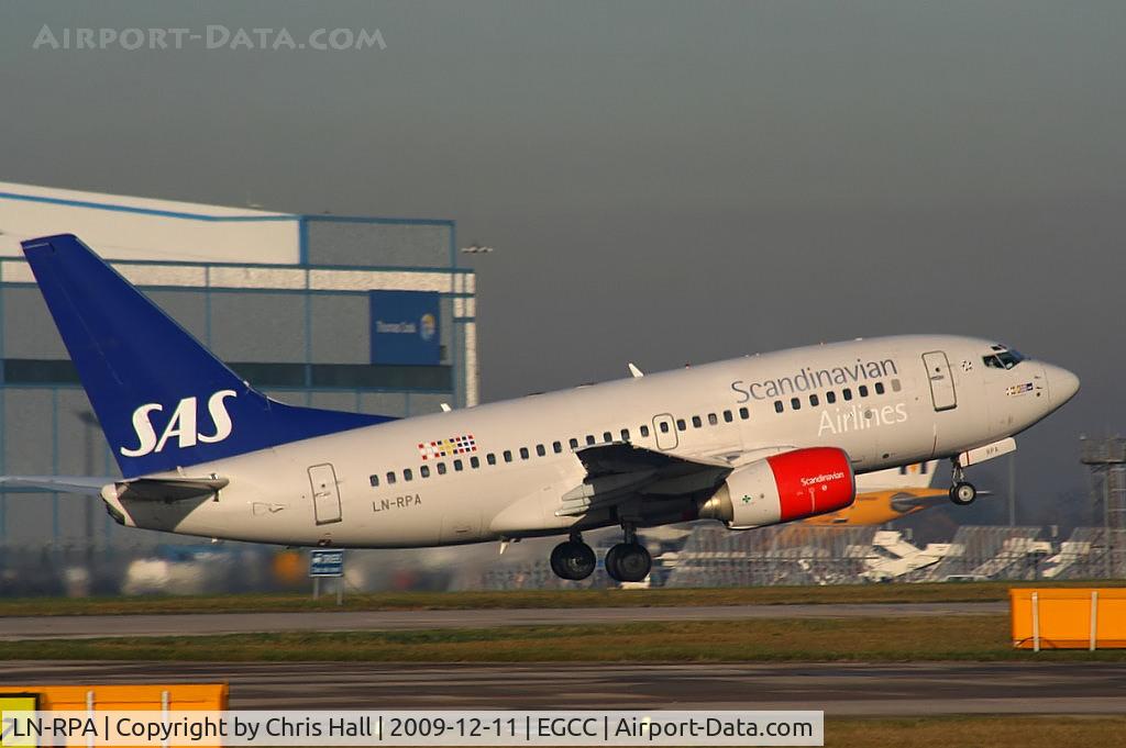 LN-RPA, 1998 Boeing 737-683 C/N 28290, Scandinavian Airlines