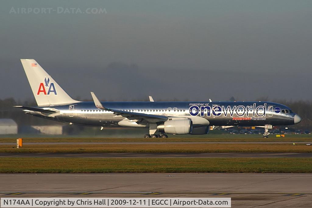 N174AA, 2002 Boeing 757-223 C/N 31308, American Airlines 757 in One World livery