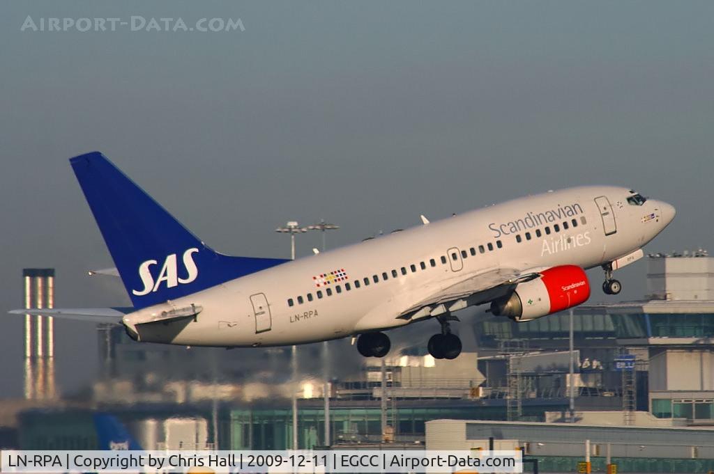 LN-RPA, 1998 Boeing 737-683 C/N 28290, Scandinavian Airlines