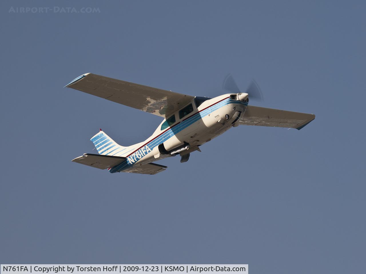 N761FA, 1977 Cessna T210M Turbo Centurion C/N 21062211, N761FA departing from RWY 03