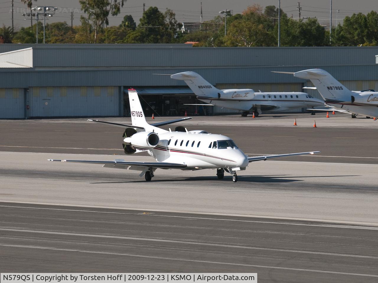 N579QS, 2008 Cessna 560XL Citation XLS C/N 560-5773, N579QS arriving on RWY 03