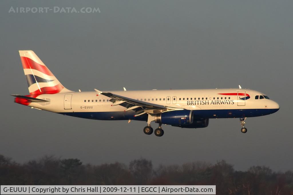 G-EUUU, 2008 Airbus A320-232 C/N 3351, British Airways