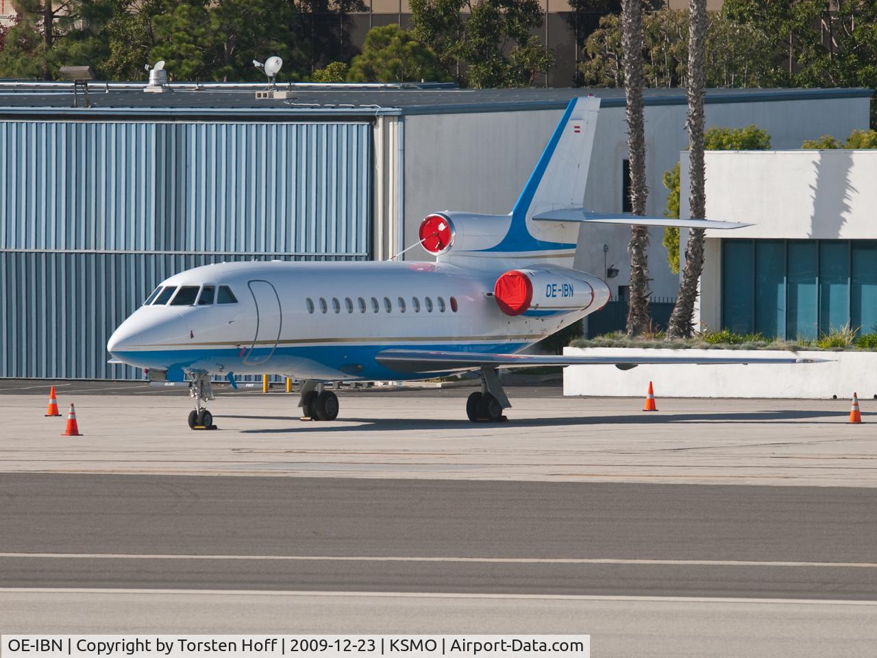 OE-IBN, 2006 Dassault Falcon 900EX C/N 176, OE-IBN parked at KSMO