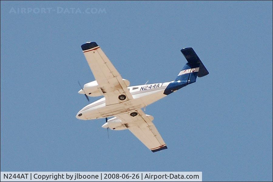 N244AT, 2001 Piper PA-44-180 Seminole C/N 4496043, N244AT over Las Vegas, NV