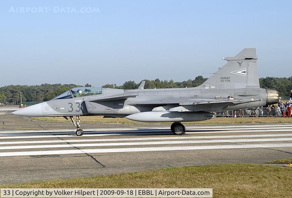 33, 2006 Saab JAS-39C Gripen C/N 39304, Tiger Meet