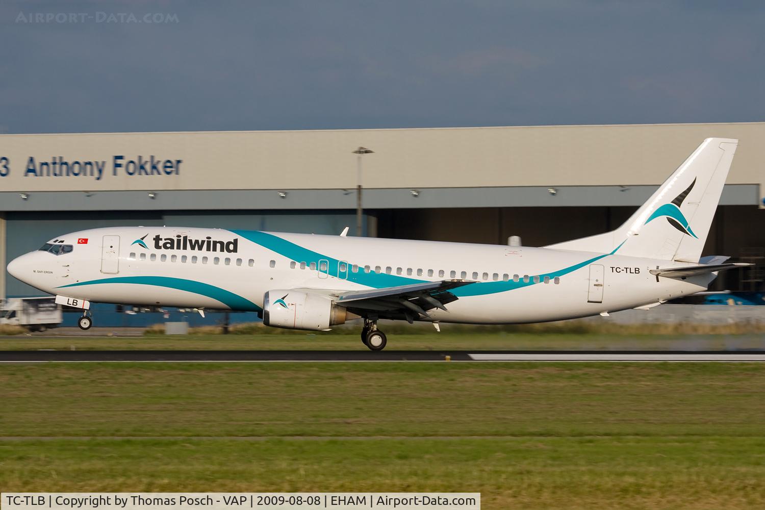 TC-TLB, 1993 Boeing 737-4Q8 C/N 25108, Tailwind Airlines
