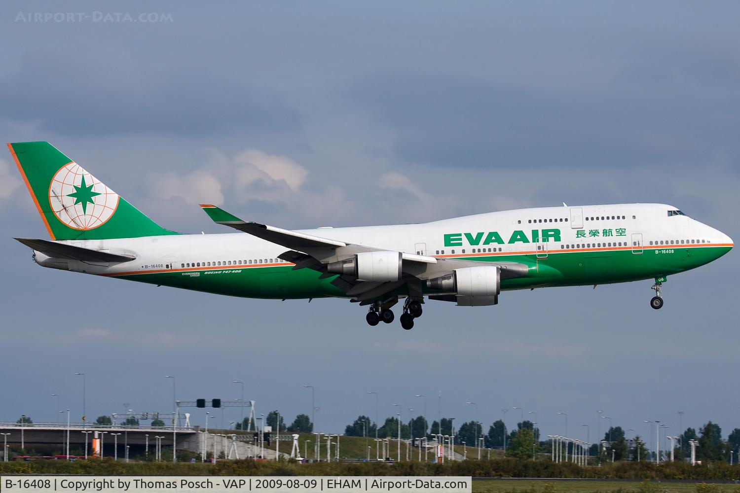 B-16408, Boeing 747-45E (M) C/N 28092, EVA Air