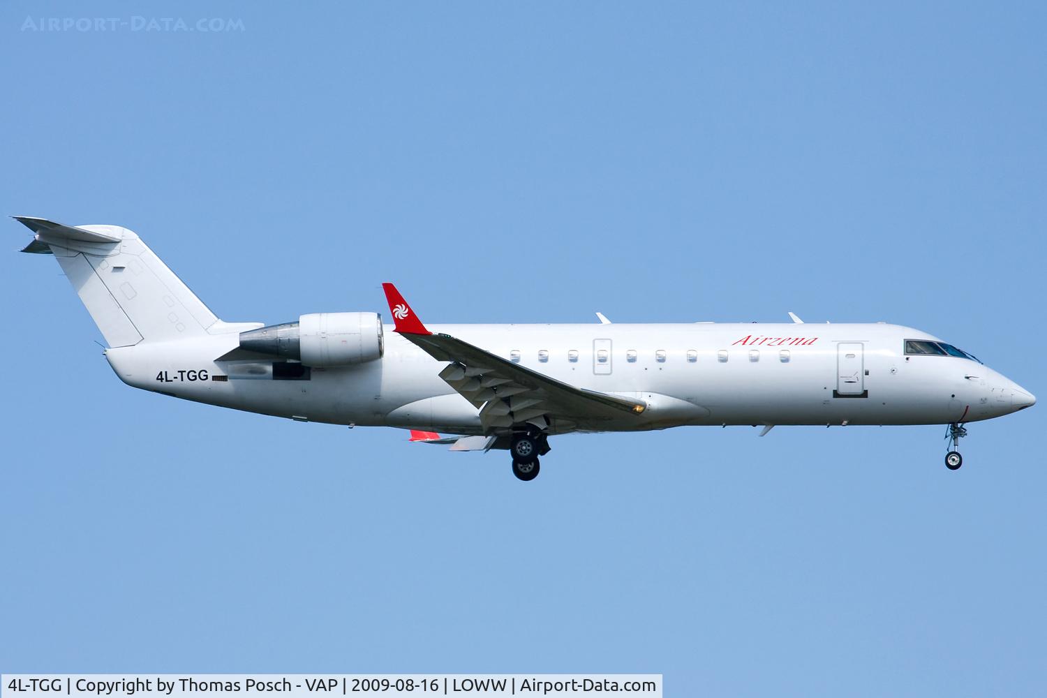 4L-TGG, 2000 Canadair CRJ-200LR (CL-600-2B19) C/N 7386, Georgian Airlines