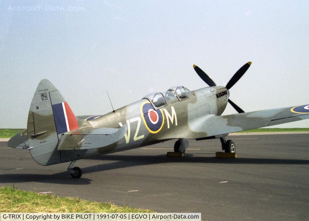 G-TRIX, 1944 Supermarine 509 Spitfire TR.IXc C/N CBAF.9590, EX 33 SQN. A/C 33 SQN. RAF FAMILIES DAY