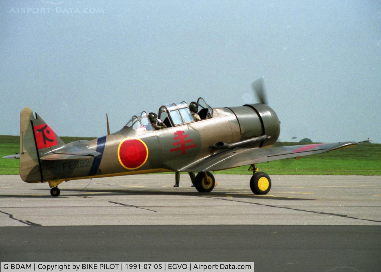 G-BDAM, 1943 Noorduyn AT-16 Harvard IIB C/N 14-726, HARVARD IN 'IFFY' JAPANESE MARKINGS 33 SQN. FAMILIES DAY