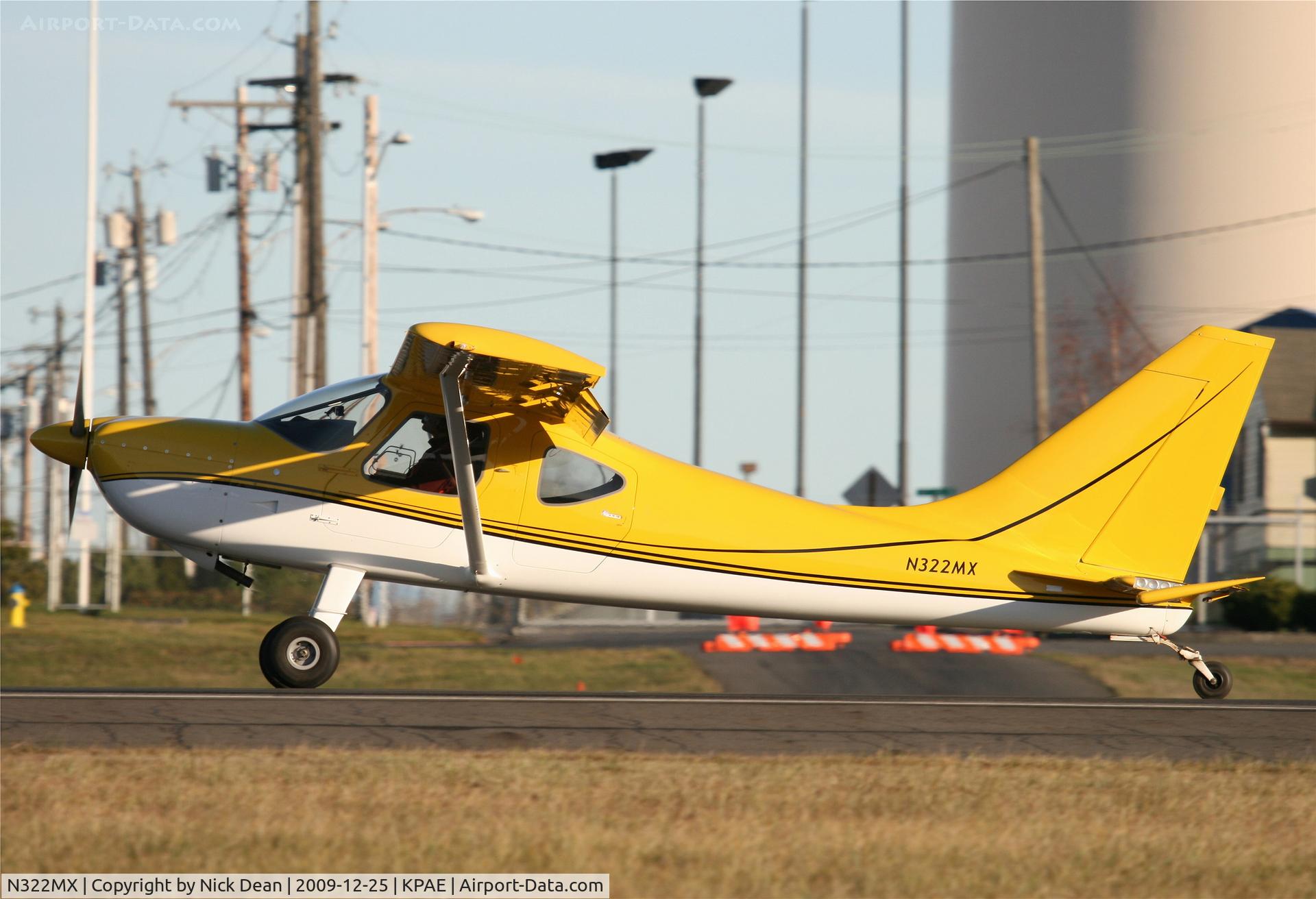 N322MX, 2007 Glasair GS-2 Sportsman C/N 7133, KPAE