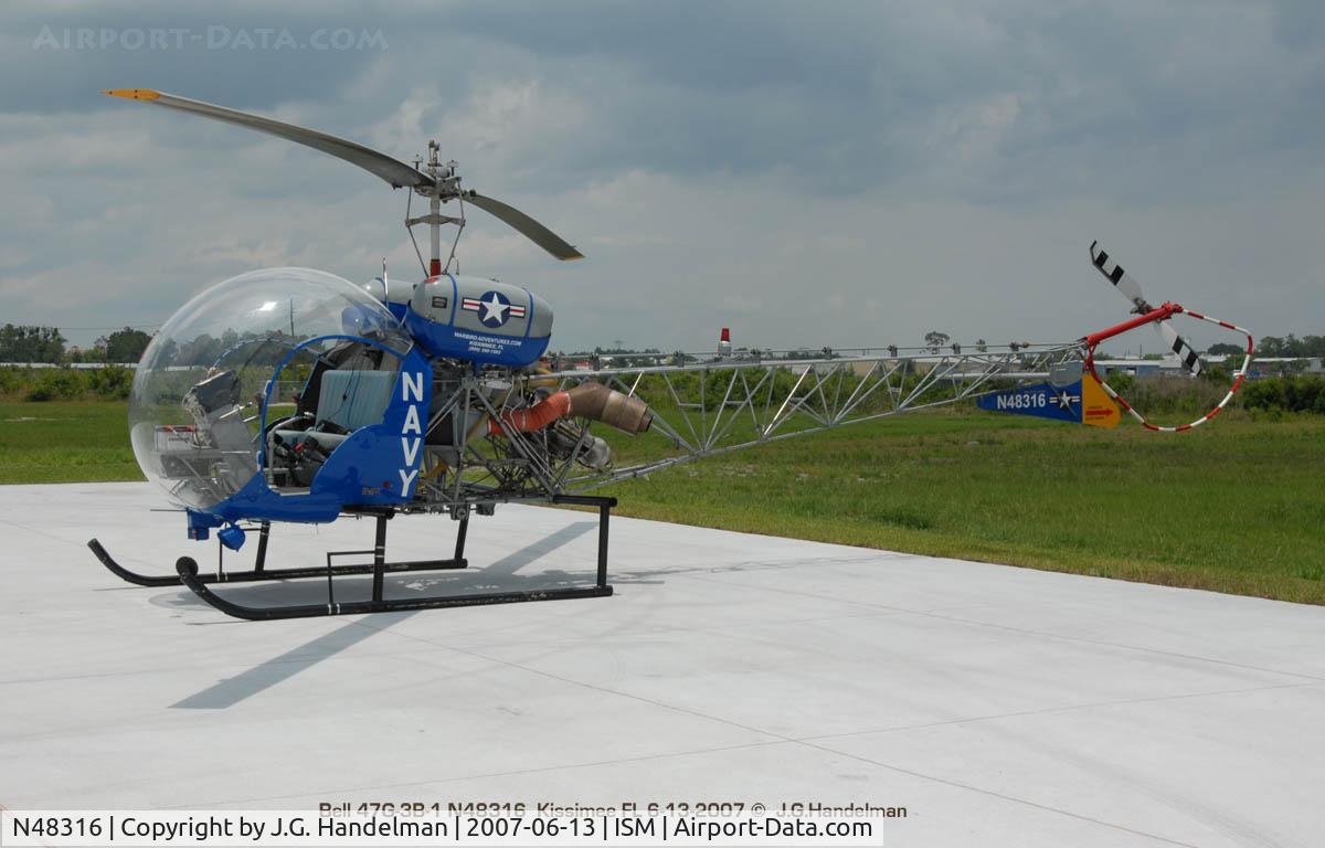 N48316, 1966 Bell 47G-3B-1 Sioux C/N 3628, at Kissimee