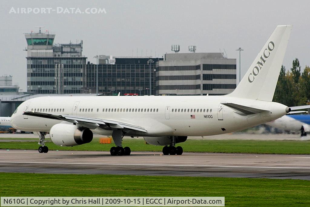 N610G, 1999 Boeing 757-22L C/N 29304, owned by L-3 Capital and operated by Comco, N610G is an alleged CIA-linked aircraft.