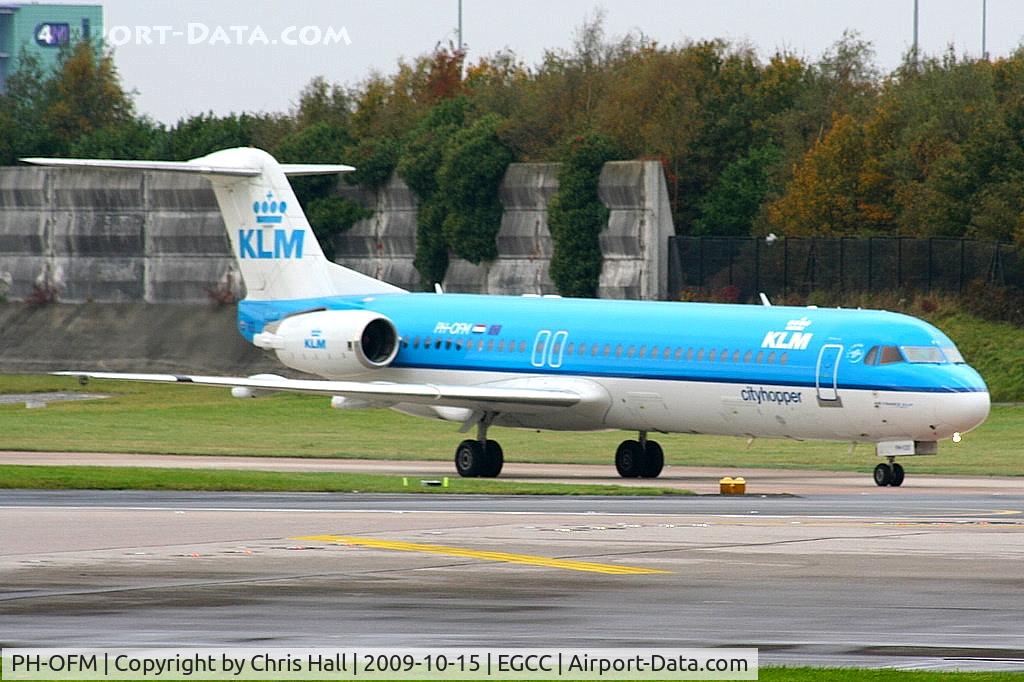 PH-OFM, 1993 Fokker 100 (F-28-0100) C/N 11475, KLM cityhopper