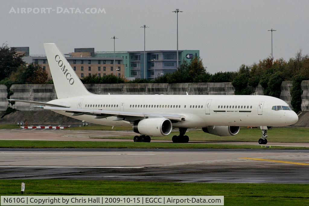 N610G, 1999 Boeing 757-22L C/N 29304, owned by L-3 Capital and operated by Comco, N610G is an alleged CIA-linked aircraft.