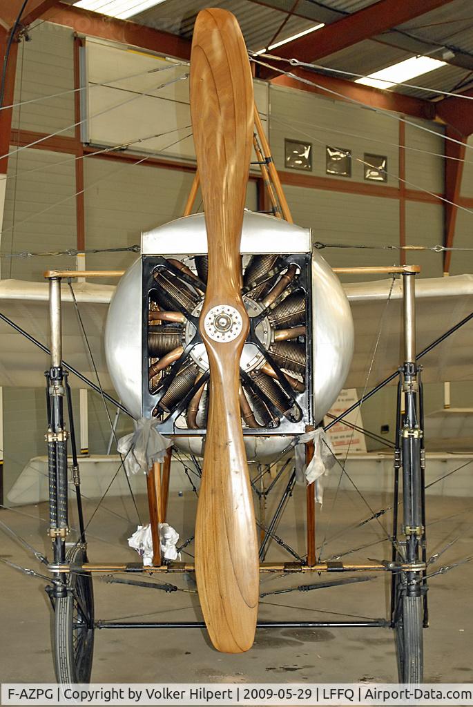 F-AZPG, Bleriot XI-2 Replica C/N SA-29, at LFFQ