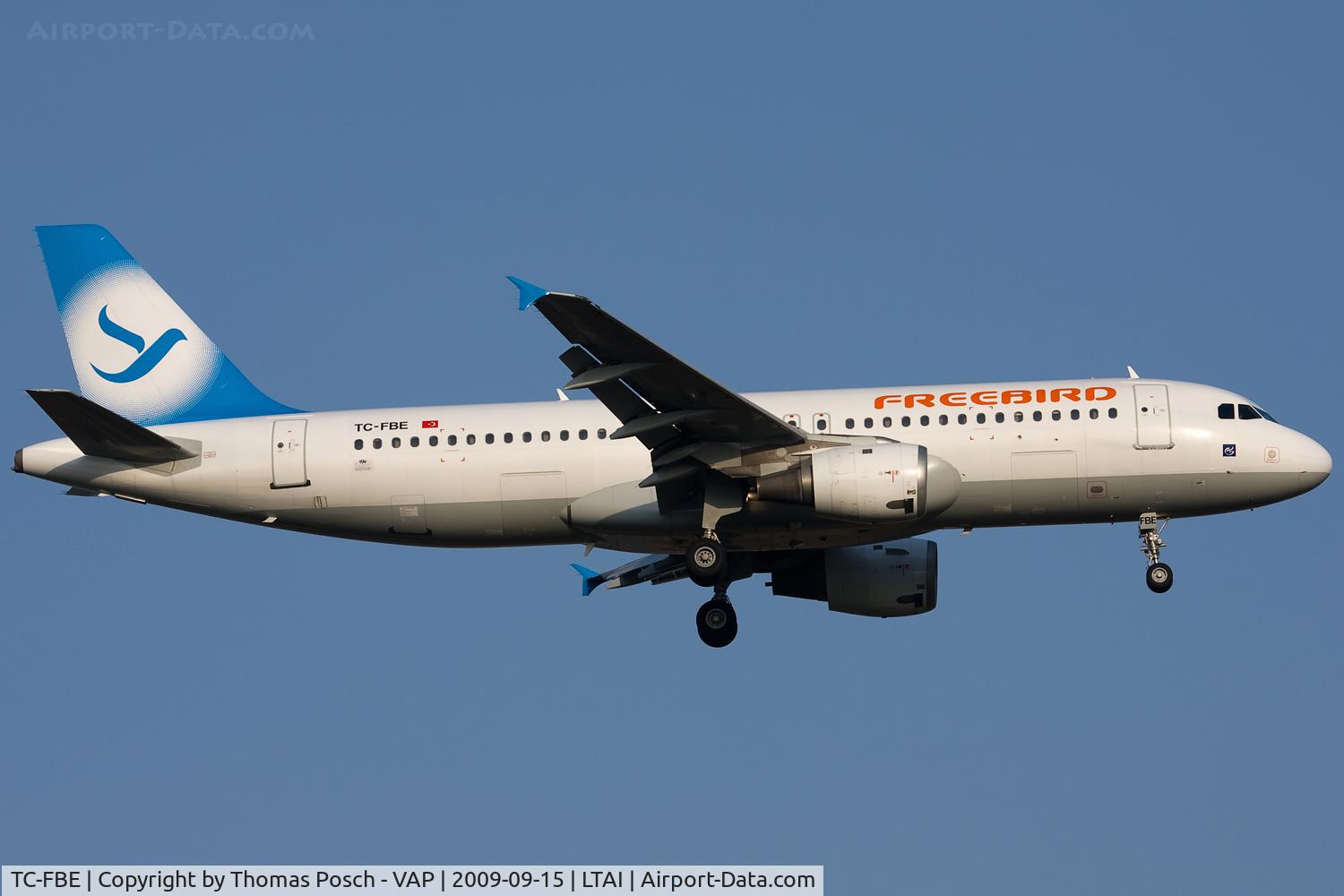 TC-FBE, 1990 Airbus A320-212 C/N 132, Freebird Airlines