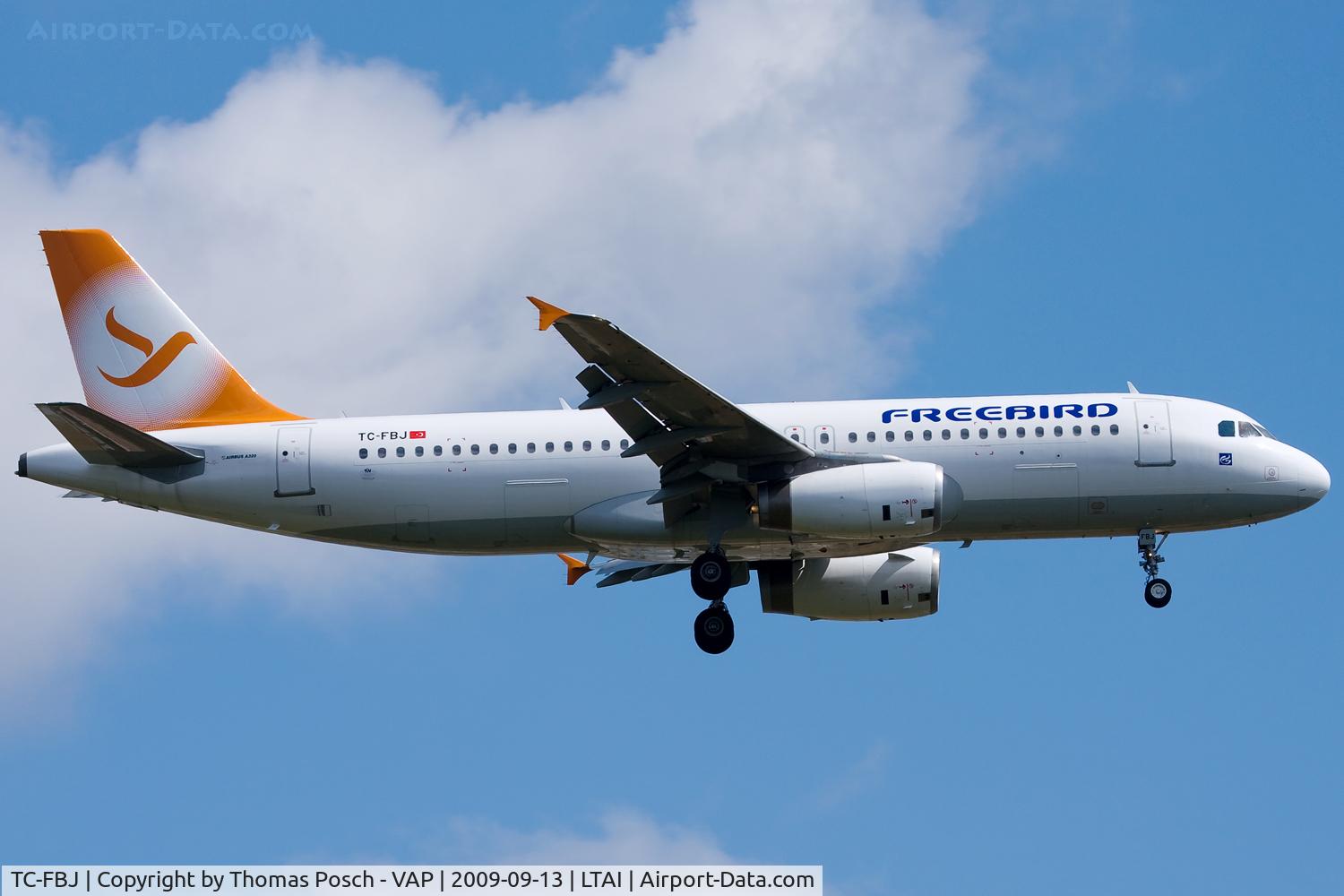 TC-FBJ, 1996 Airbus A320-232 C/N 580, Freebird Airlines