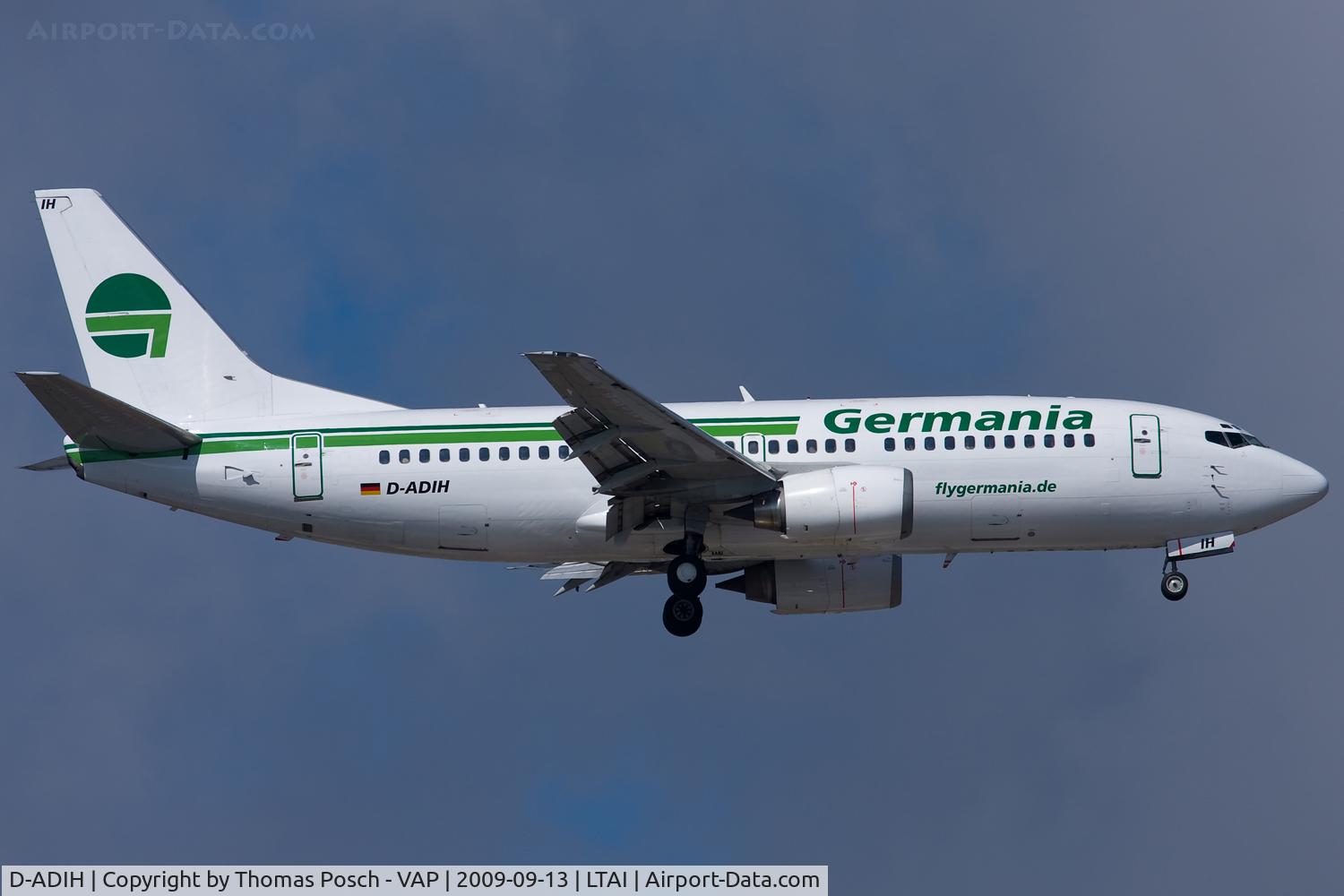 D-ADIH, 1988 Boeing 737-3Y0 C/N 23921, Germania