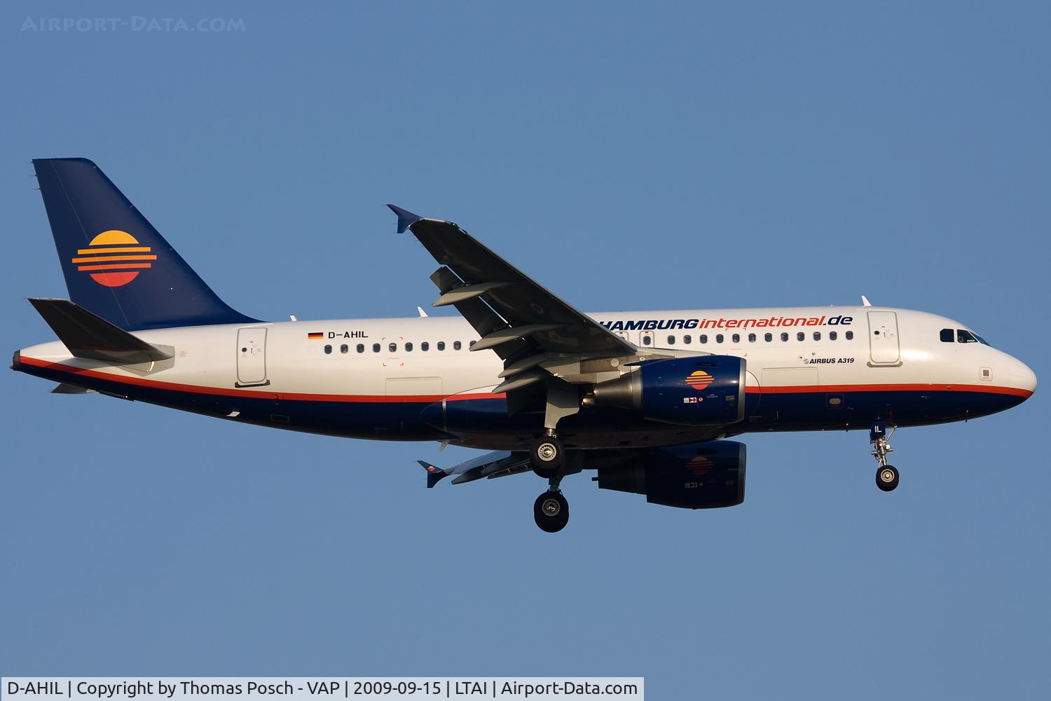 D-AHIL, 2008 Airbus A319-112 C/N 3589, Hamburg International