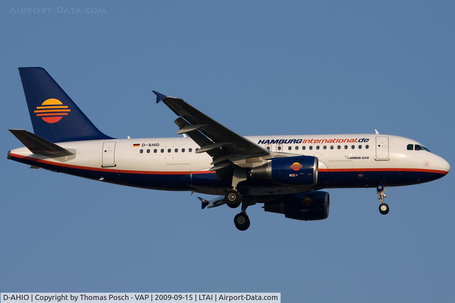 D-AHIO, 2009 Airbus A319-112 C/N 3872, Hamburg International