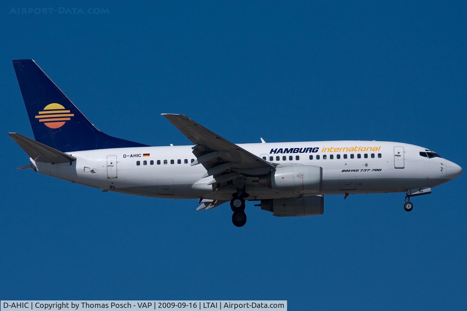 D-AHIC, 2001 Boeing 737-7BK C/N 30617, Hamburg International