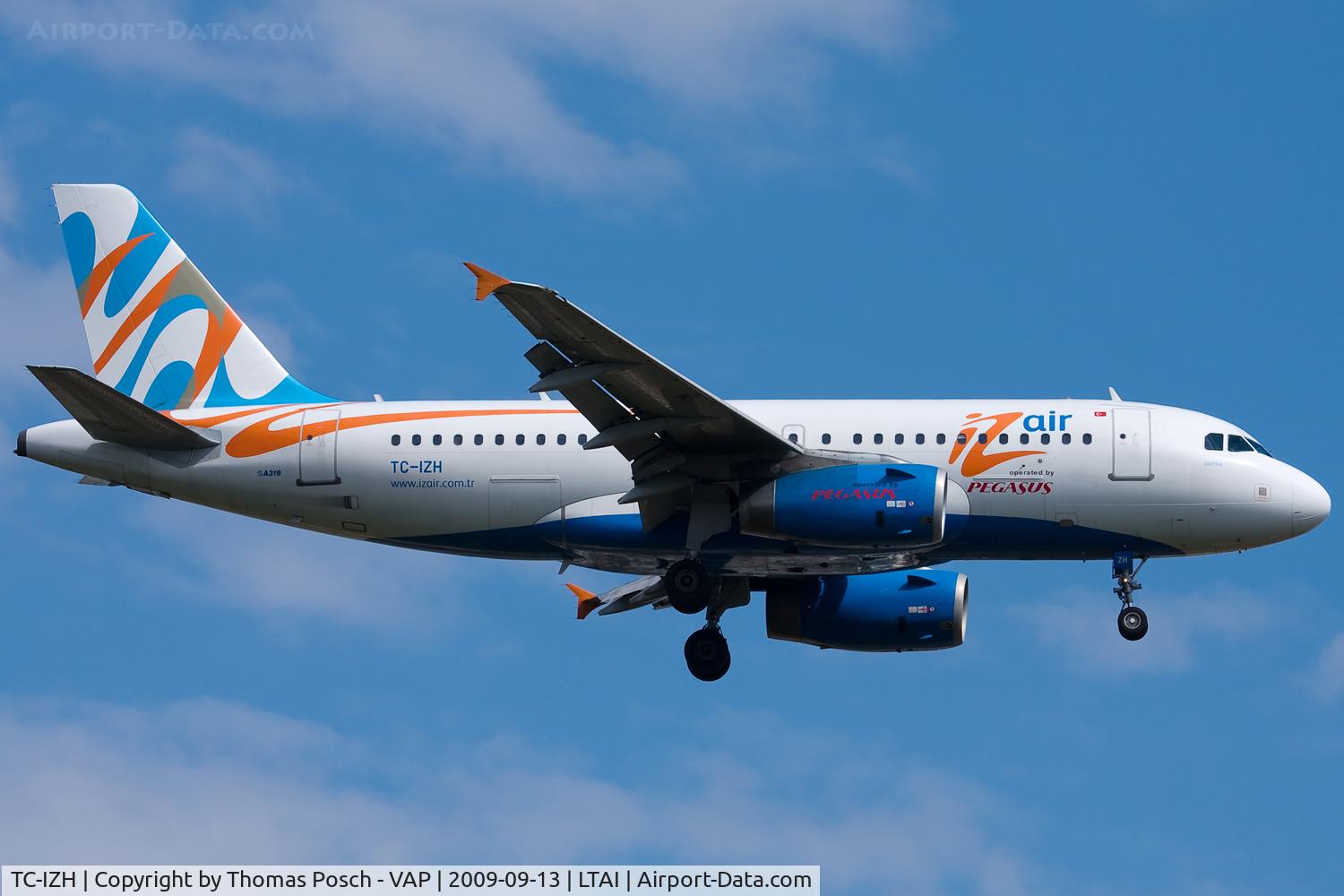 TC-IZH, 2005 Airbus A319-132 C/N 2452, Izair