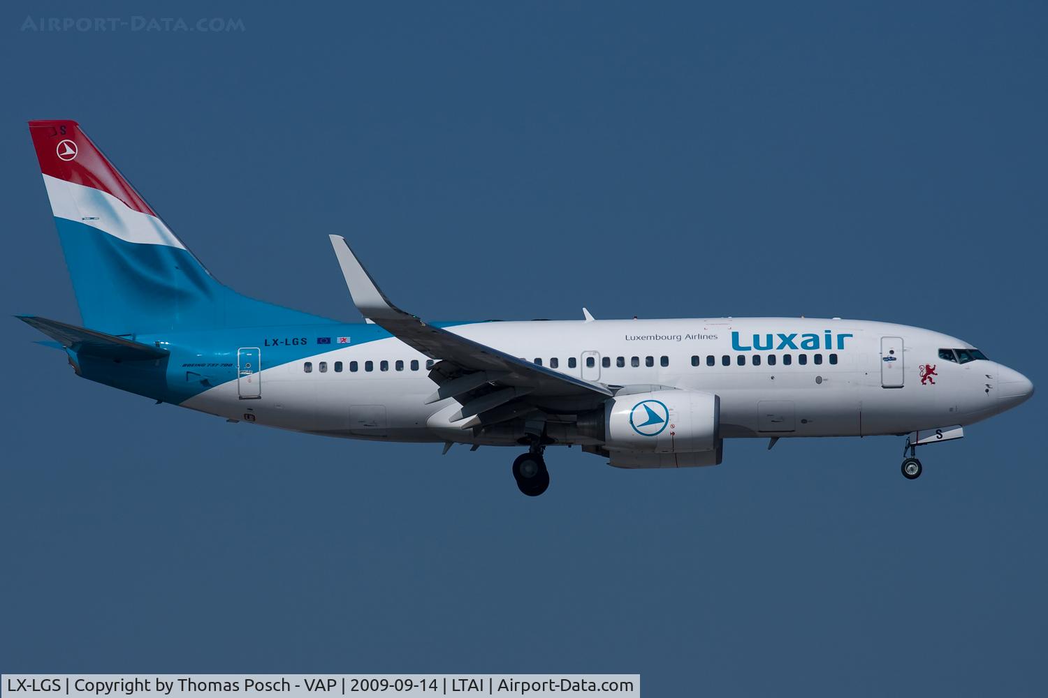 LX-LGS, 2005 Boeing 737-7C9 C/N 33956, Luxair